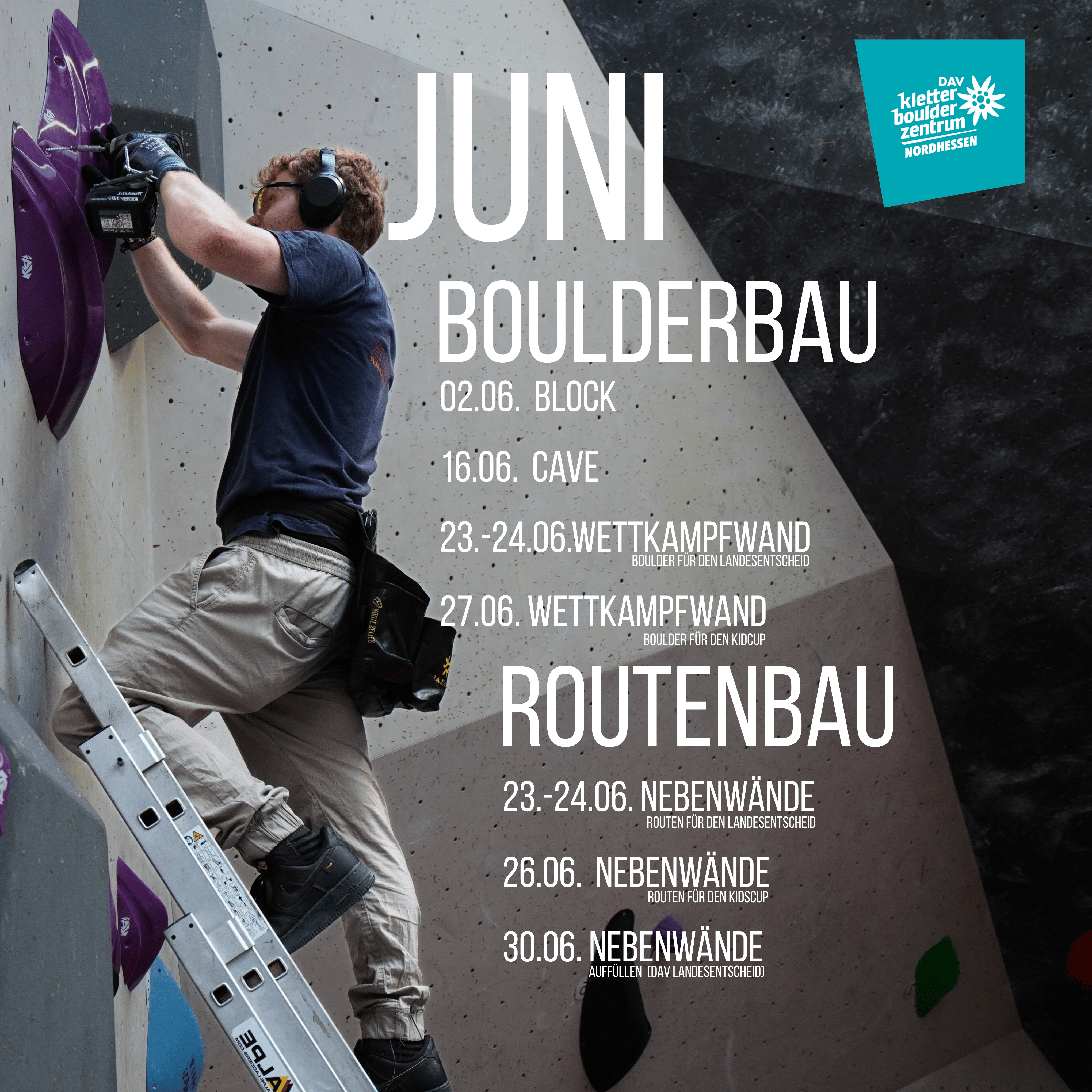 Routenbautermine im Juni